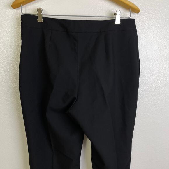APC Rue Madame Paris Pants Womens Size 40 Black Tapered Pleated Side Zip Career - Picture 7 of 10